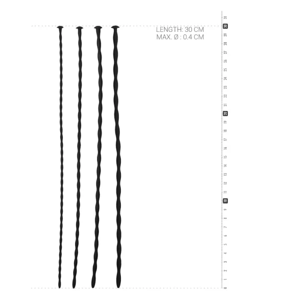 Sinner Gear - Silikon Dilator Set (schwarz)