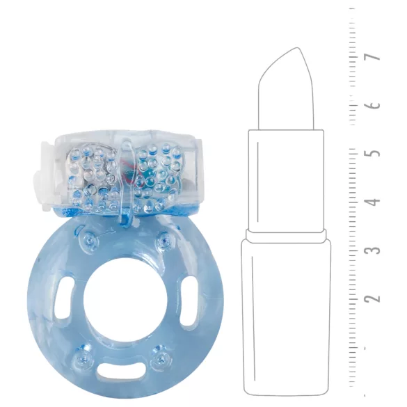 Easytoys - Einmaliger Vibrationspenisring (Blau)