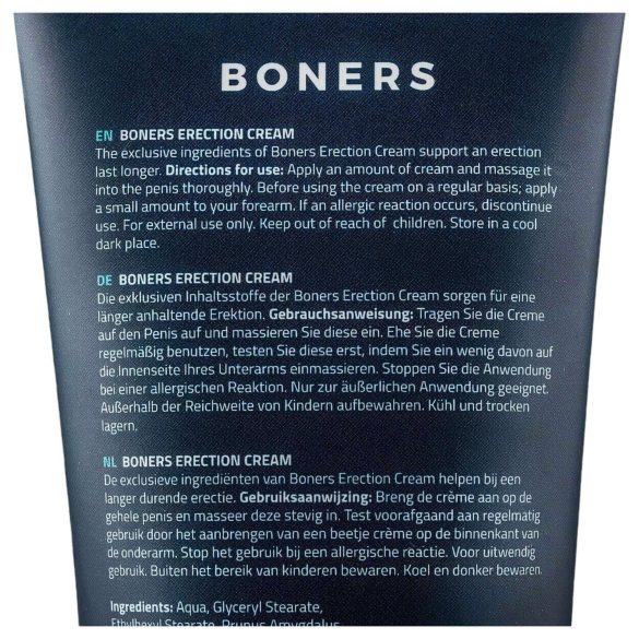 Boners Erektion - anregende Intimcreme für Männer (100 ml)