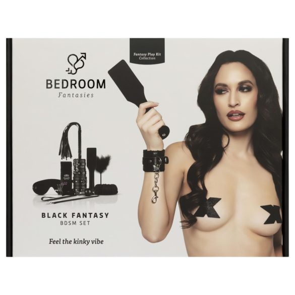 Secret Pleasure Chest - Fortgeschrittenes 14-teiliges BDSM-Set (schwarz)