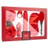 LoveBoxxx I love Red - Vibratorisches Fesselset (6-teilig) - Rot