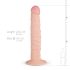Real Fantasy Scott - naturgetreuer Dildo - 25 cm (natur)
