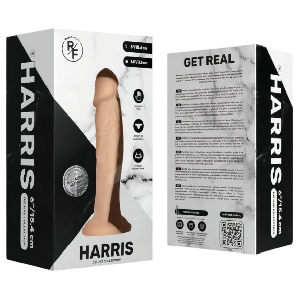 Real Fantasy Harris - naturgetreuer Dildo - 15cm (hautfarben)