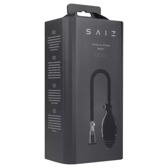 Saiz Basic - Klitorispumpe (transparent-schwarz)