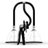 Saiz Premium - Doppel-Brustpumpe - klein (transparent-schwarz)