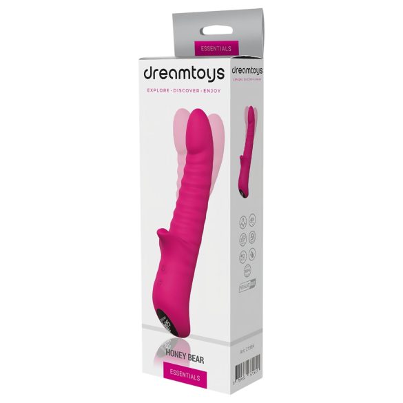 Essentials Honey Bear - rotierender Vibrator (pink)