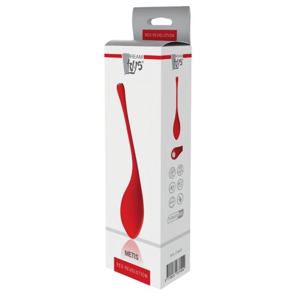 Red Revolution Metis - Wiederaufladbares, wasserdichtes Vibrations-Ei (rot)