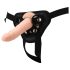 RealStuff Strap-On - schlanker, umlegbarer Dildo (natur)