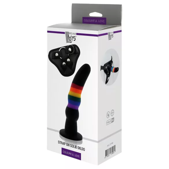 Colorful Love - bunte Strap-On Dildo