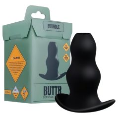 BUTTR Foxhole - Hohl Anal-Dehner Dildo (Schwarz)