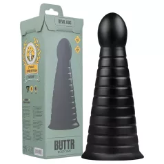 BUTTR Devil Dog - Saugnapf-Dildo (schwarz)