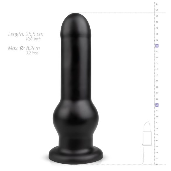 BUTTR Tactical I - Saugfuß-Dildo (schwarz)
