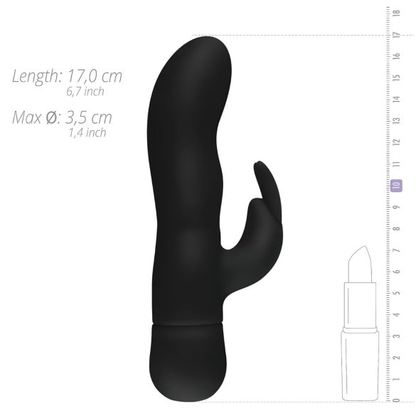 Easytoys Mad Rabbit - G-Punkt und Klitoris Vibrator (schwarz)