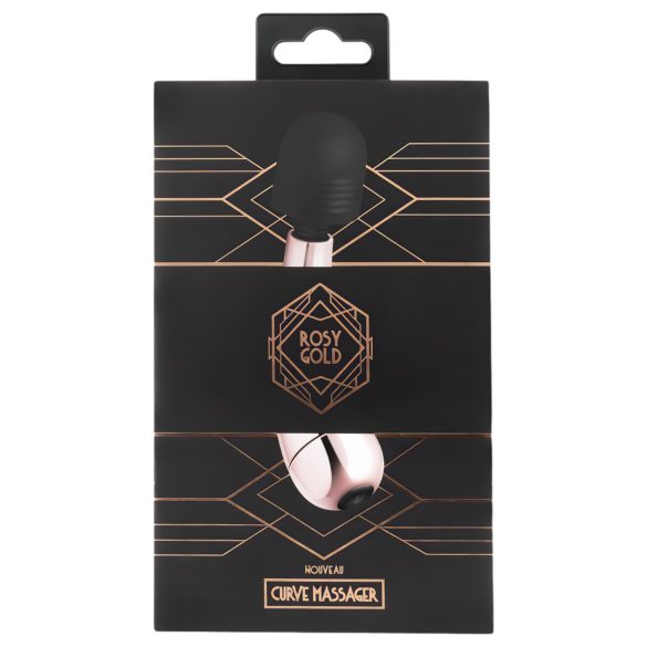 Rosy Gold Wand Mini Curve - Massage-Vibrator (Roségold)