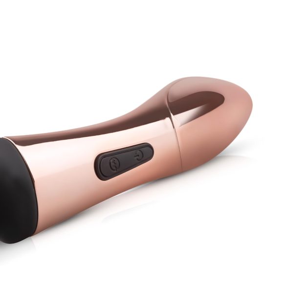 Rosy Gold Wand Curve - Akku Massagestab-Vibrator (Roségold)