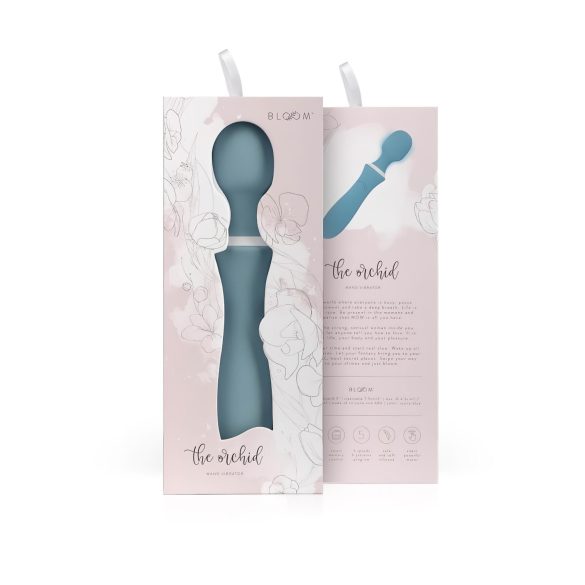Bloom Orchid Wand - Wiederaufladbarer Massagevibrator (türkis)