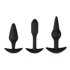 Easytoys Freude-Set - vielseitiges Analplug-Set (schwarz)