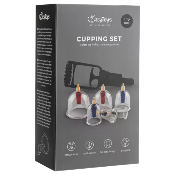 Easytoys Cupping - Saugnapf-Set (6-teilig)