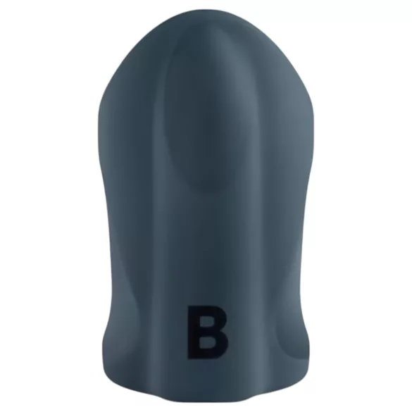 Boners - Wiederaufladbarer vibrierender offener Masturbator (grau)