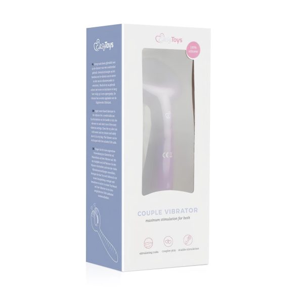 Easytoys Couple - wiederaufladbarer, wasserdichter Paarvibrator (lila)