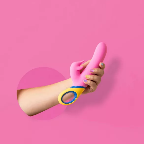 PMV20 Copy Dolphin - rotierender Vibrator mit Klitorisarm (pink)