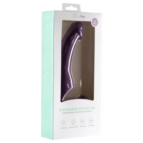 Easytoys - Akkubetriebener, kabelloser Strap-On-Vibrator (Lila)