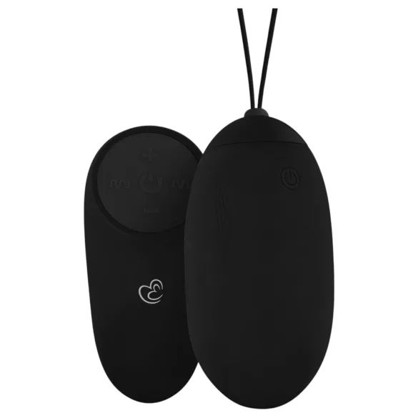 EasyToys - tragbares, akkubetriebenes, wasserdichtes, ferngesteuertes Vibro-Ei (schwarz)
