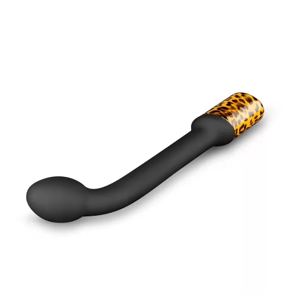 Panthra Nila - Akku, wasserdichter G-Punkt Vibrator (Leoparden-Schwarz)