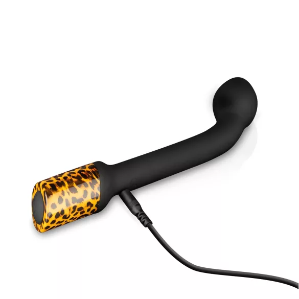 Panthra Nila - Akku, wasserdichter G-Punkt Vibrator (Leoparden-Schwarz)