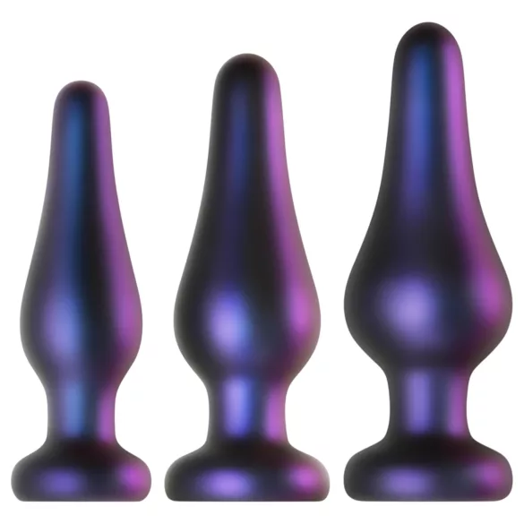 Hueman Comets - Silikon Analplug Set (3-teilig) - Lila