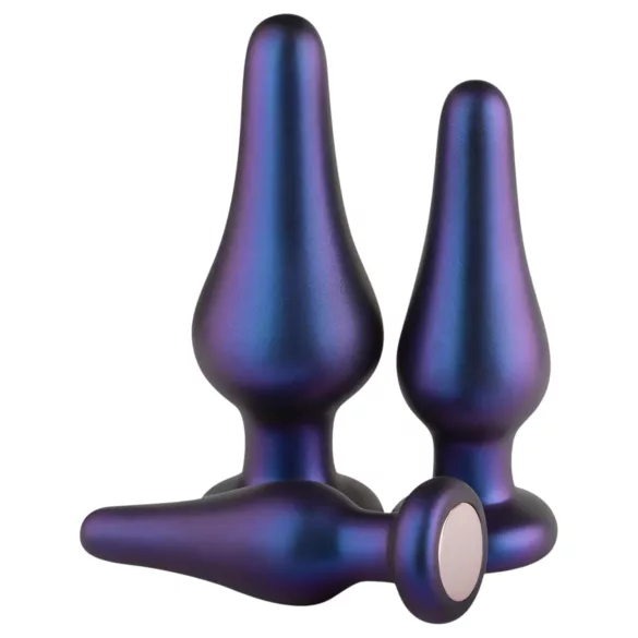 Hueman Comets - Silikon Analplug Set (3-teilig) - Lila