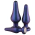 Hueman Comets - Silikon Analplug Set (3-teilig) - Lila