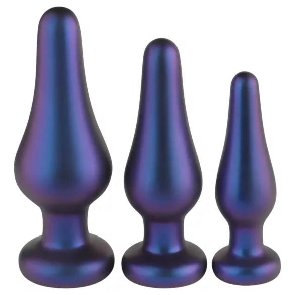 Hueman Comets - Silikon Analplug Set (3-teilig) - Lila