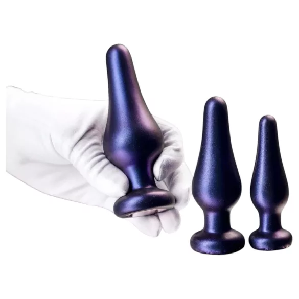 Hueman Comets - Silikon Analplug Set (3-teilig) - Lila