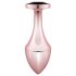 Rosy Gold Butt Plug - Analplug mit schwarzem Stein (Roségold)