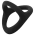Easytoys Desire Ring - elastischer Penis- und Hodenring (schwarz)