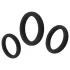 Easytoys Explore Ring - Penisring-Set - 3-teilig (schwarz)
