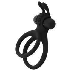   Easytoys Share Ring - vibrierender Penis- und Hodenring (schwarz)