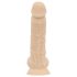 Real Fantasy Ashton - realistisch, naturfarbener Hoden-Dildo - 20,5 cm