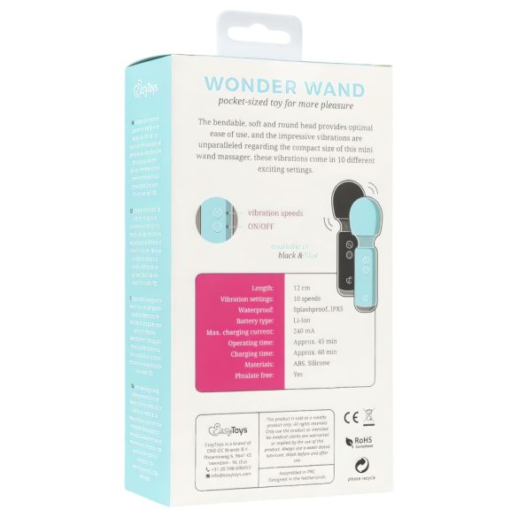 Easytoys Wonder Wand - Akku Mini-Massage-Vibrator (schwarz)