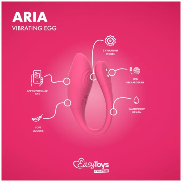EasyConnect - App-gesteuertes Vibro-Ei (Pink)