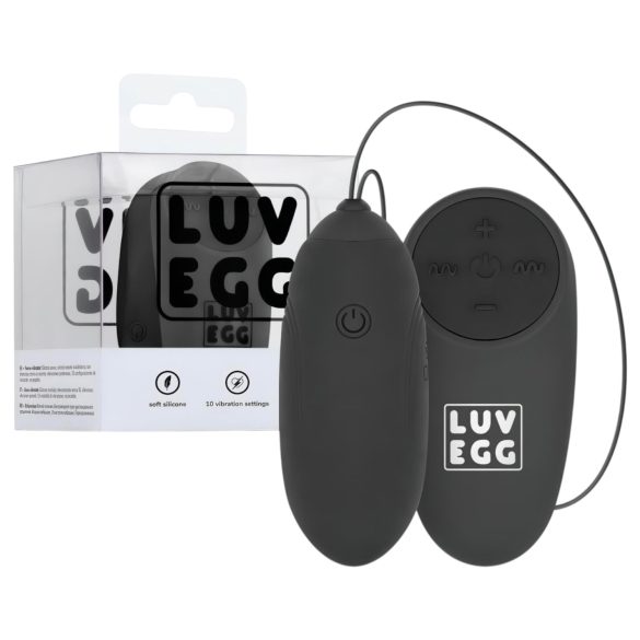 LUV EGG - Wiederaufladbares, kabelloses Vibro-Ei (schwarz)