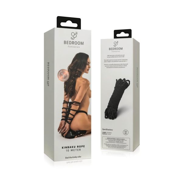 Bedroom Fantasies - Shibari (Kinbaku) Seil - 10 m (schwarz)