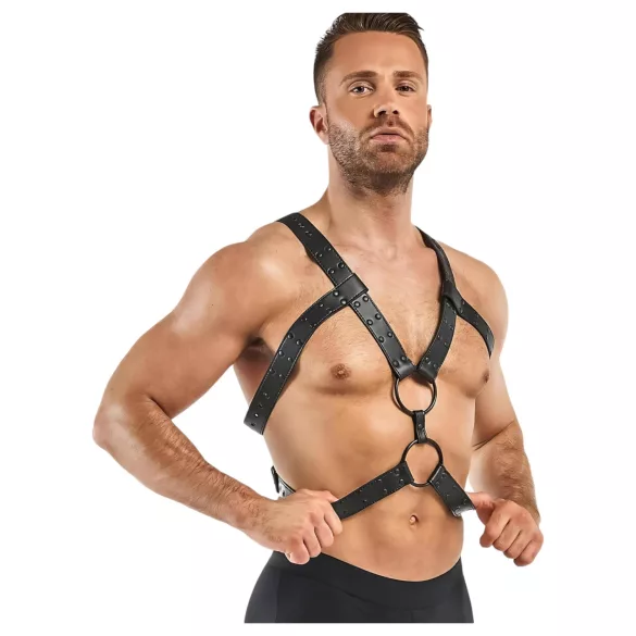 Bedroom Fantasies Rocco - Körperharness Oberteil (schwarz) - S-XL