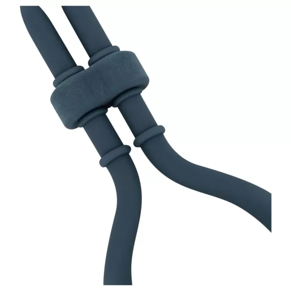 Boners - Einstellbarer Vibrationspenisring (blau)