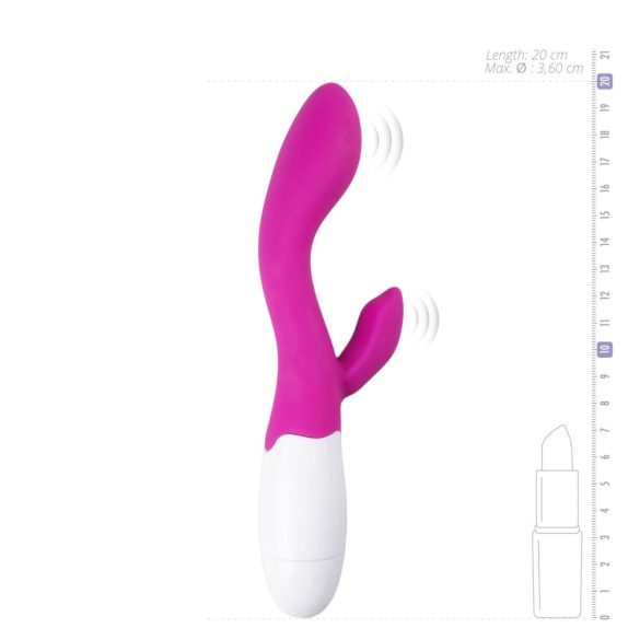 Easytoys Lily 2.0 - Wiederaufladbarer Vibrator mit Klitoralarm (Pink)