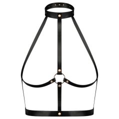 Rosy Gold - Körperharness (schwarz-roségold)