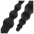 Easytoys - Wiederaufladbares Analvibratorset - 4-teilig (schwarz)