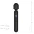BLAQ - Großer digitaler Massages Vibrator (schwarz)