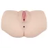 FWB - Lebensechter vibrierender Torso-Masturbator (natur)